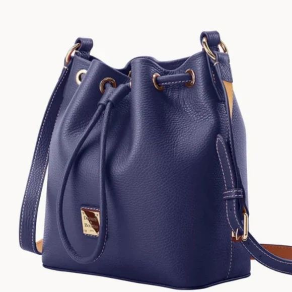 Dooney & Bourke Lucca Leather Drawstring Crossbody - Picture 2 of 4